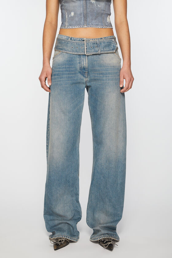 (image for) Handcrafted Belted jeans - Relaxed fit